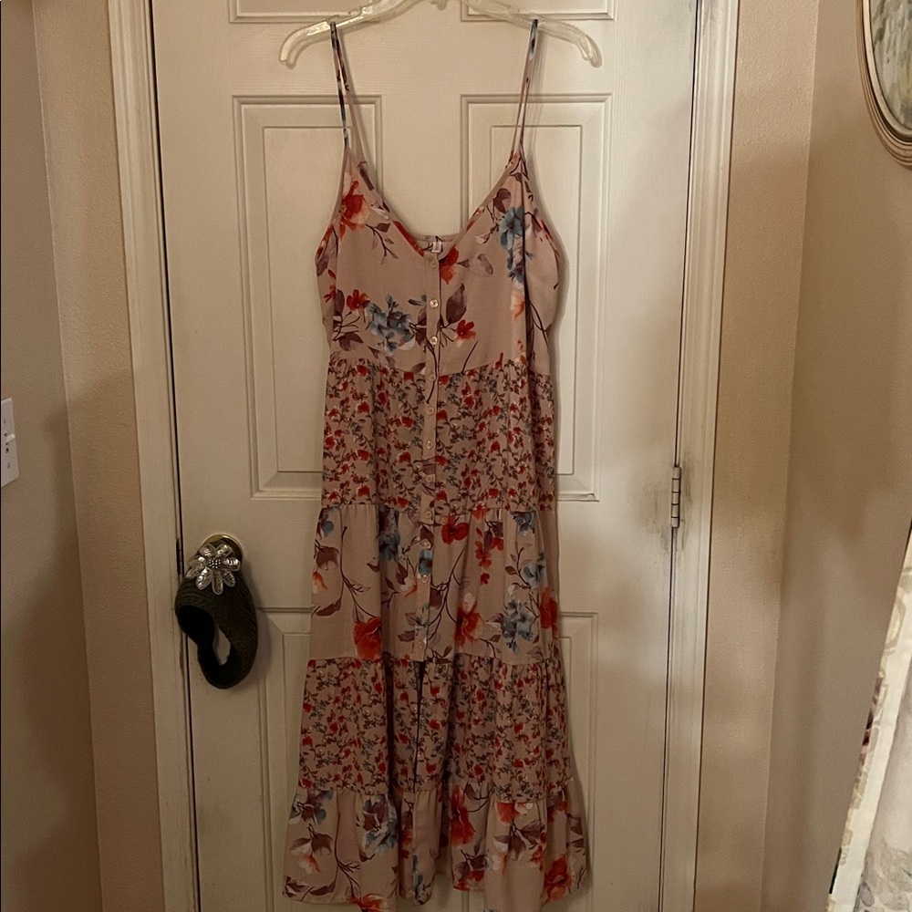 Xhilaration Floral Button-Down Top